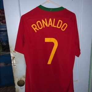 Cristiano Ronaldo Portuguese Soccer Jersey Medium